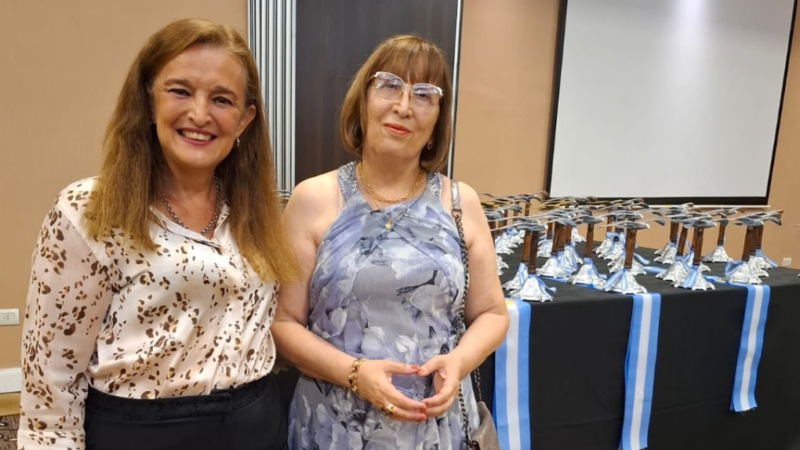 Aurora Arbelo de Mazzaro galardonada con la Gaviota de Plata